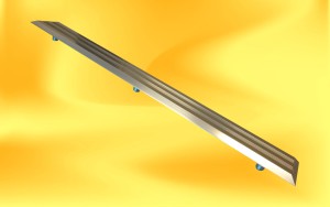 Aluminium guiding strip